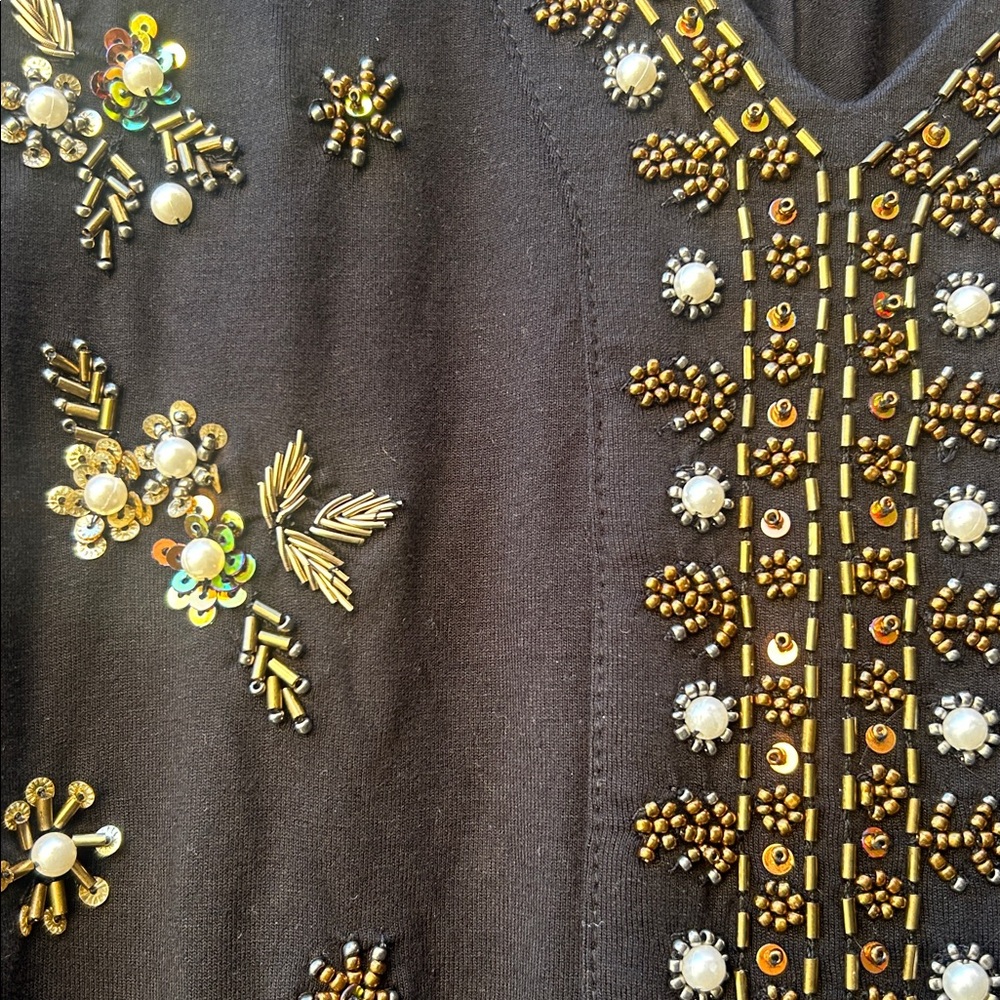 Soft Surroundings “Festa” Embellished Tunic - Picture 5 of 9